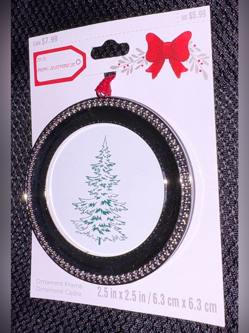 Studio Decor NWT Silver Round Style Ornament Frame 1 Piece